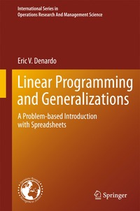 bokomslag Linear Programming and Generalizations