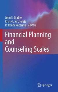 bokomslag Financial Planning and Counseling Scales