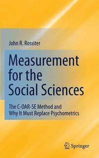 bokomslag Measurement for the Social Sciences