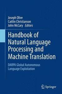 bokomslag Handbook of Natural Language Processing and Machine Translation