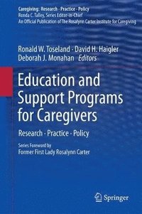 bokomslag Education and Support Programs for Caregivers