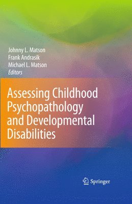 bokomslag Assessing Childhood Psychopathology and Developmental Disabilities