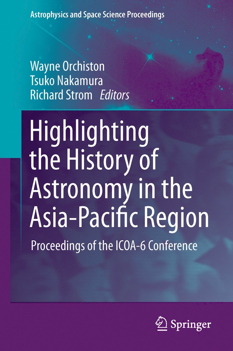 Highlighting the History of Astronomy in the Asia-Pacific Region 1