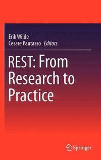 bokomslag REST: From Research to Practice