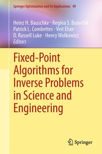 bokomslag Fixed-Point Algorithms for Inverse Problems in Science and Engineering