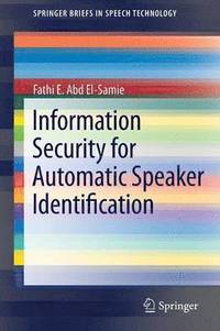 bokomslag Information Security for Automatic Speaker Identification