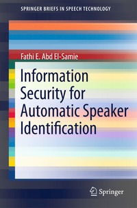 bokomslag Information Security for Automatic Speaker Identification