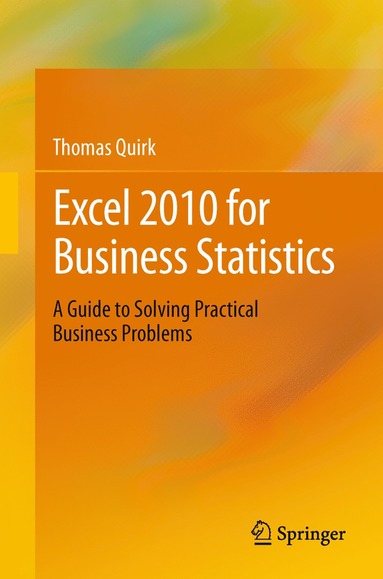 bokomslag Excel 2010 for Business Statistics