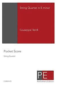 bokomslag String Quartet In E Minor: Pocket Score