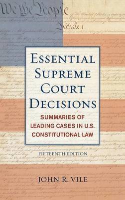 bokomslag Essential Supreme Court Decisions