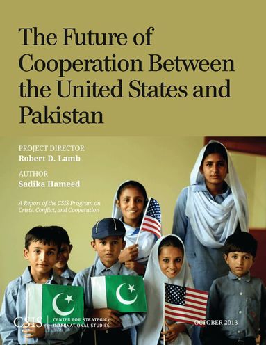 Sadika Hameed - Future of Cooperation Between the United States and Pakistan, Häftad