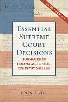 bokomslag Essential Supreme Court Decisions