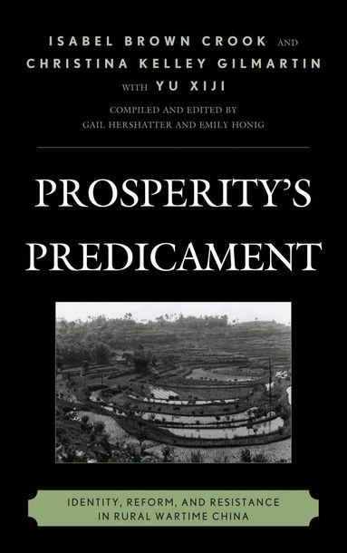 Isabel Brown Crook, Christina Kelley Gilmartin, Gail Hershatter, Emily Honig - Prosperity's Predicament, Inbunden
