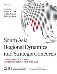 bokomslag South Asia Regional Dynamics and Strategic Concerns