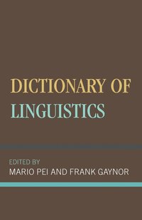 bokomslag Dictionary of Linguistics