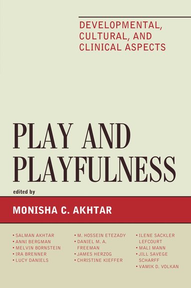 bokomslag Play and Playfulness