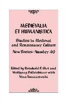 bokomslag Medievalia et Humanistica, No. 40