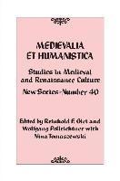 Medievalia et Humanistica, No. 40 1