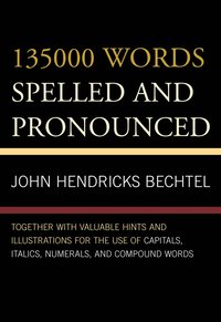 bokomslag 135000 Words Spelled and Pronounced