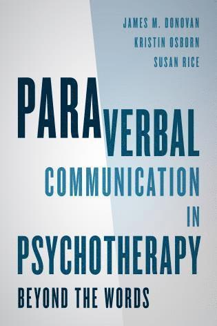 bokomslag Paraverbal Communication in Psychotherapy