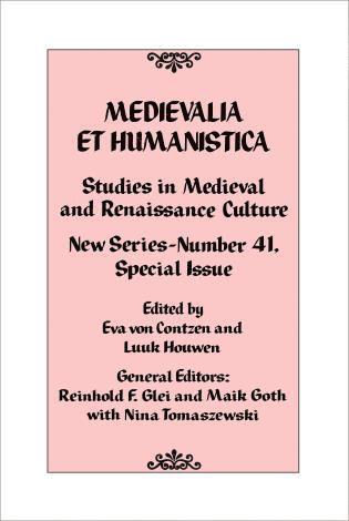 Medievalia et Humanistica, No. 41 1