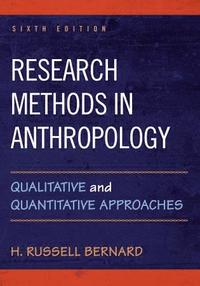 bokomslag Research Methods in Anthropology: Qualitative and Quantitative Approaches