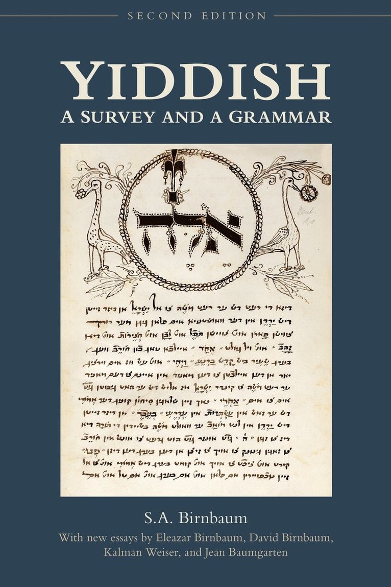 S.A. Birnbaum, S. a. Birnbaum, S a Birnbaum - Yiddish, Häftad