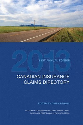 bokomslag Canadian Insurance Claims Directory 2013