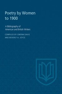 bokomslag Poetry By Women to 1900