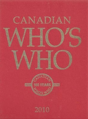 bokomslag Canadian Who's Who 2010