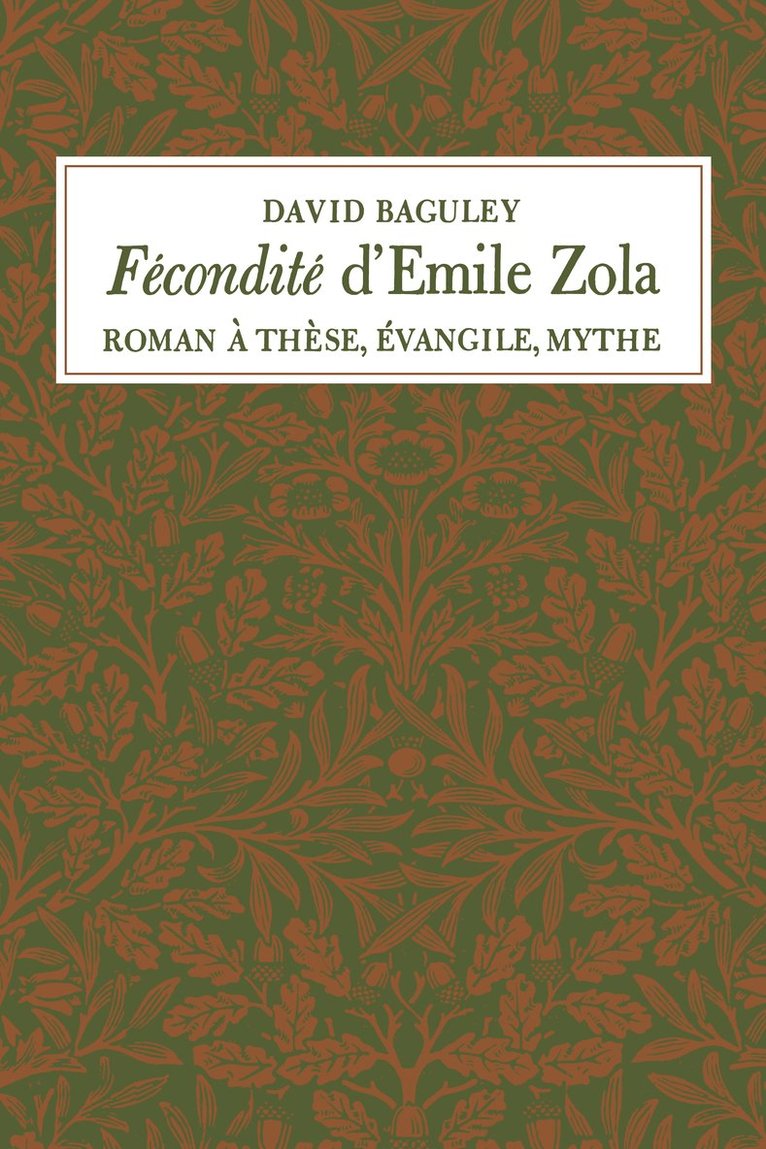 Fécondité D'Emile Zola
