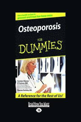 Carolyn Riester Oâ€™Connor, Carolyn Riester O'Connor, Sharon Perkins - Osteoporosis for DummiesÂ®, Häftad