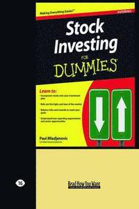 bokomslag Stock Investing for Dummies(R)