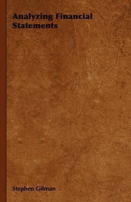 Analyzing Financial Statements