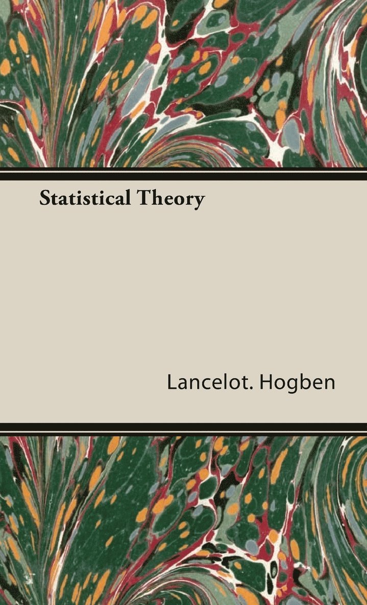 Statistical Theory 1