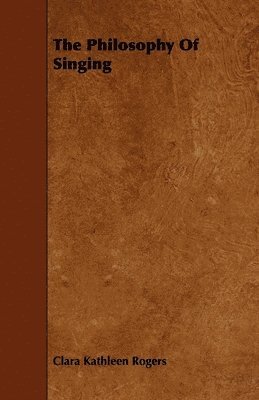 Philosophy Of Singing 1