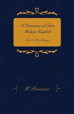 bokomslag Grammar Of Late Modern English