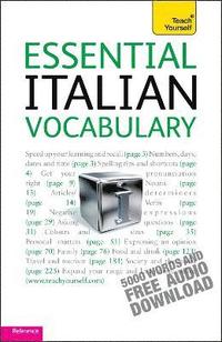 bokomslag Essential Italian Vocabulary: Teach Yourself