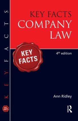 Ann Ridley - Key Facts Company Law, Häftad