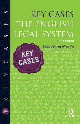 Jacqueline Martin - Key Cases: The English Legal System, Häftad