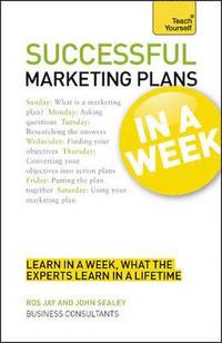 bokomslag Successful Marketing Plans in a Week a Teach Yourself Guide