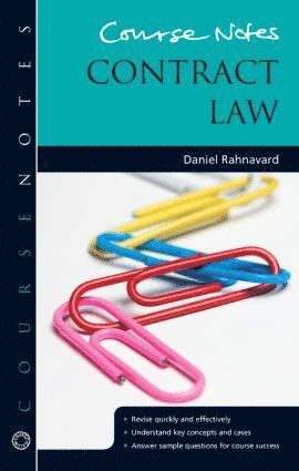 bokomslag Course Notes: Contract Law