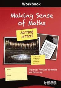 bokomslag Making Sense of Maths: Sorting Letters - Workbook Workbook