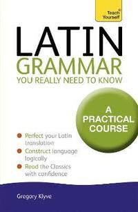 bokomslag Latin Grammar You Really Need to Know: Teach Yourself