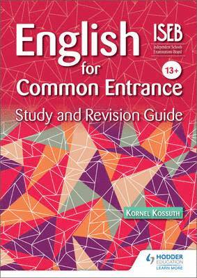 bokomslag English for Common Entrance Study and Revision Guide