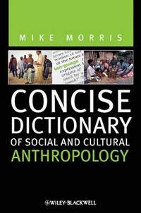 bokomslag Concise Dictionary of Social and Cultural Anthropology