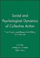 bokomslag Social and Psychological Dynamics of Collective Action