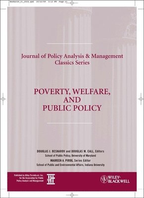 bokomslag Poverty, Welfare, and Public Policy