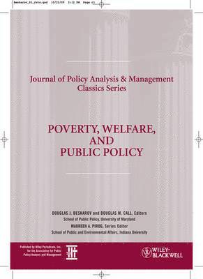 Poverty, Welfare, and Public Policy 1