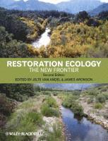 bokomslag Restoration Ecology